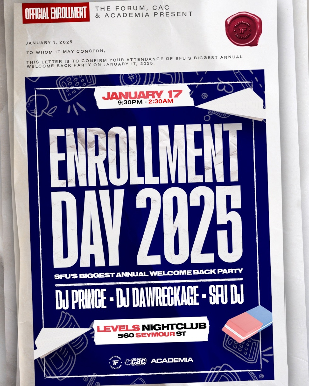 ENROLLMENT DAY!
